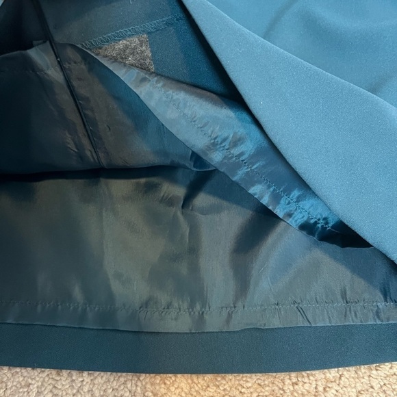 LARRY Levine Women’s Turquoise Skirt Size 10 - Picture 7 of 9